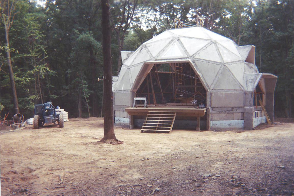 Geodesic Dome in woods