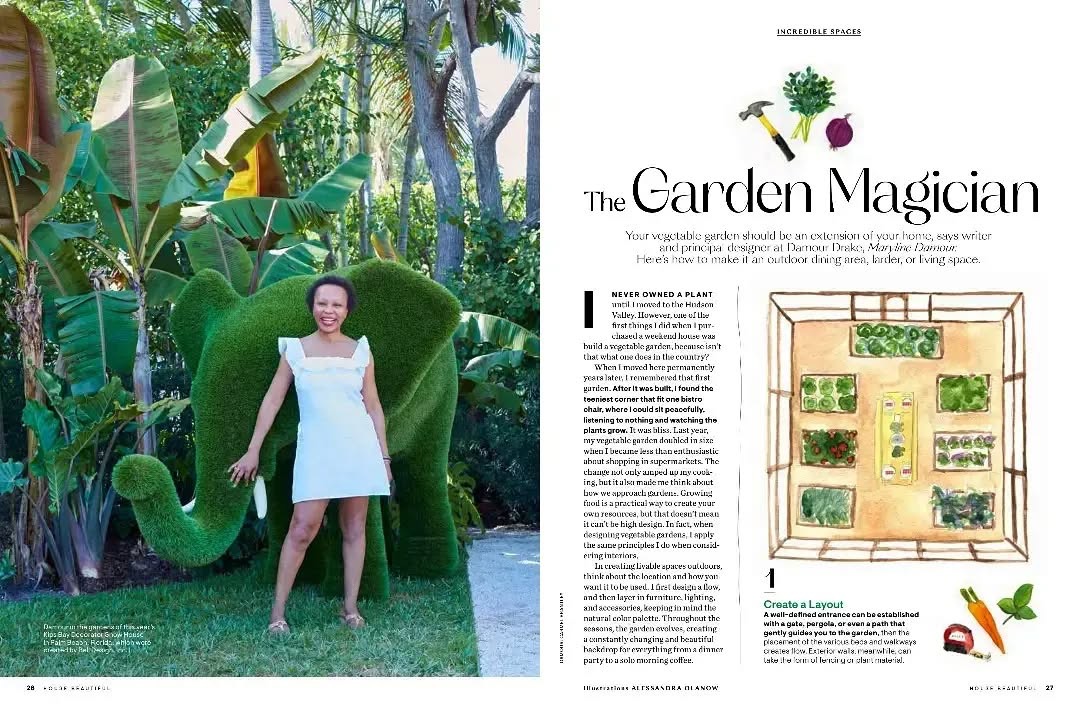 Magazine spread Garden Magician